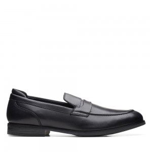 Clarks Bradish Ease Muške Loafers Crne | Hrvatska-76243