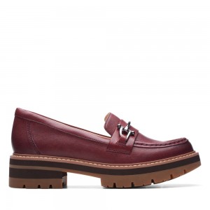 Clarks Orianna Bit Ženske Loafers Bordo | Hrvatska-35817