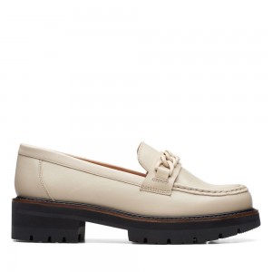 Clarks Orianna Edge Ženske Loafers Bijele | Hrvatska-08395