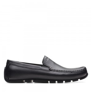 Clarks Oswick Plain Muške Loafers Crne | Hrvatska-30521