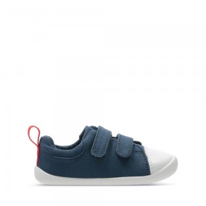 Clarks Roamer Craft Toddler Djevojčice Platnene Cipele Tamnoplave | Hrvatska-47630