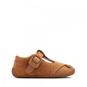 Clarks Roamer Cub Toddler Djevojčice Cipele Smeđe | Hrvatska-57640