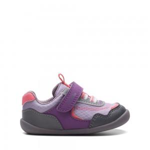 Clarks Roamer Sport Toddler Dječake Tenisice Ljubičaste | Hrvatska-76354