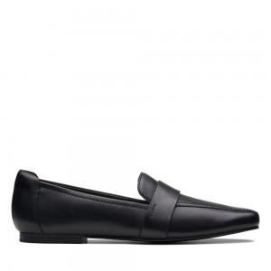 Clarks Seren Flat Ženske Loafers Crne | Hrvatska-68035