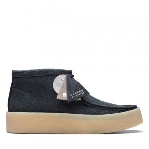 Clarks Wallabee Cup Boot Muške Cizme Crne | Hrvatska-93074