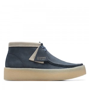 Clarks Wallabee Cup Boot Muške Cizme Plave | Hrvatska-69185