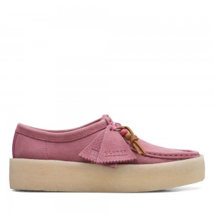 Clarks Wallabee Cup Ženske Cipele Roze | Hrvatska-38247