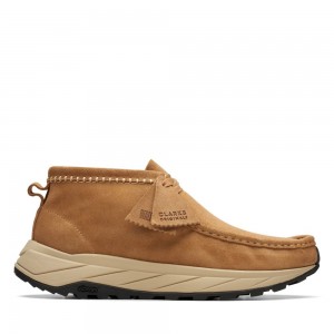 Clarks Wallabee Eden Muške Cizme Tamno Smeđe | Hrvatska-84730