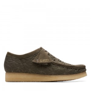 Clarks Wallabee Muške Cipele Maslinasto Zelene | Hrvatska-42580