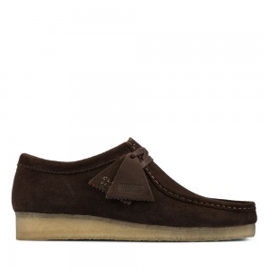 Clarks Wallabee Muške Cipele Tamno Smeđe | Hrvatska-84709