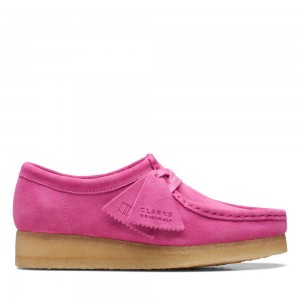 Clarks Wallabee Ženske Cipele Roze | Hrvatska-94573