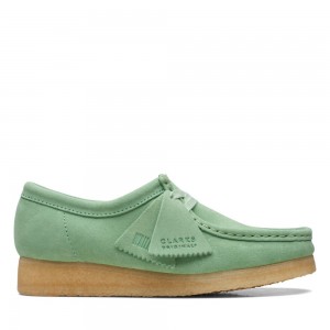 Clarks Wallabee Ženske Cipele Tamno Zelene | Hrvatska-54782