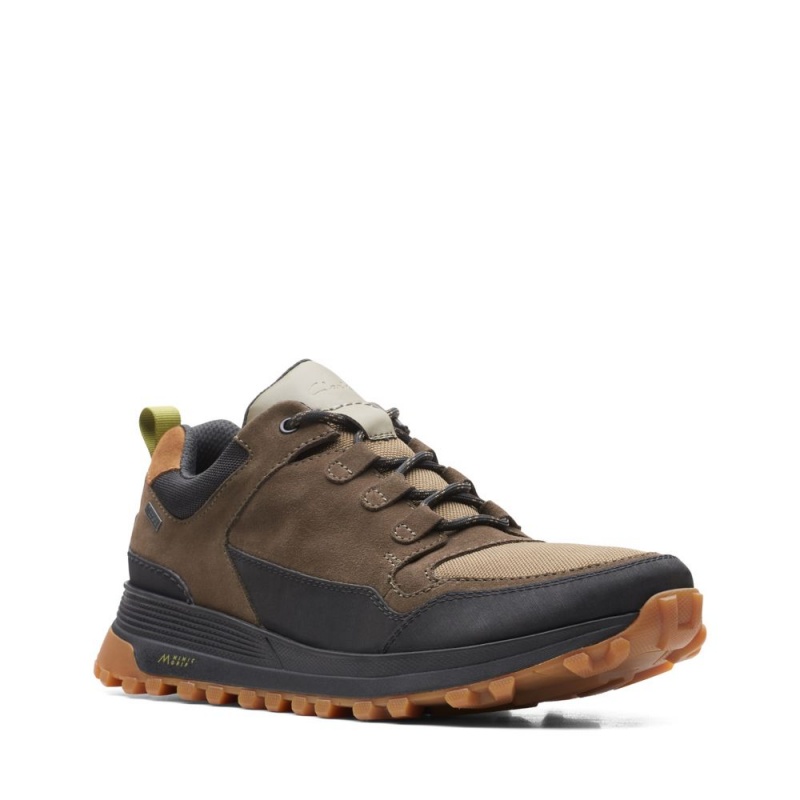 Clarks ATL Trek Lo GORE-TEX Muške Tenisice Tamno Maslinasto Zelene | Hrvatska-32947