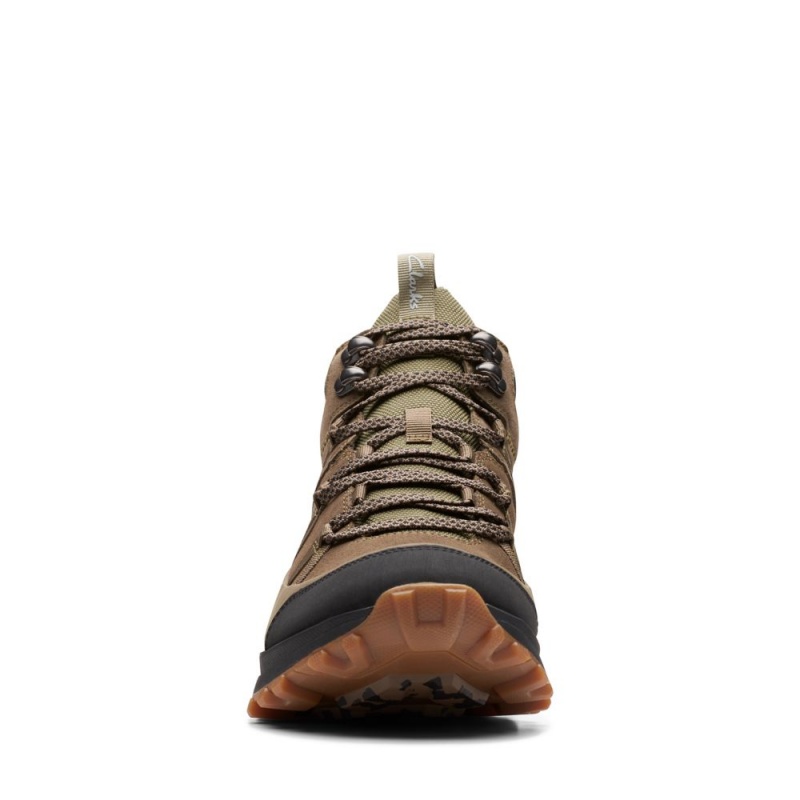 Clarks ATL Trek Rise GORE-TEX Muške Cizme Tamno Maslinasto Zelene | Hrvatska-39824