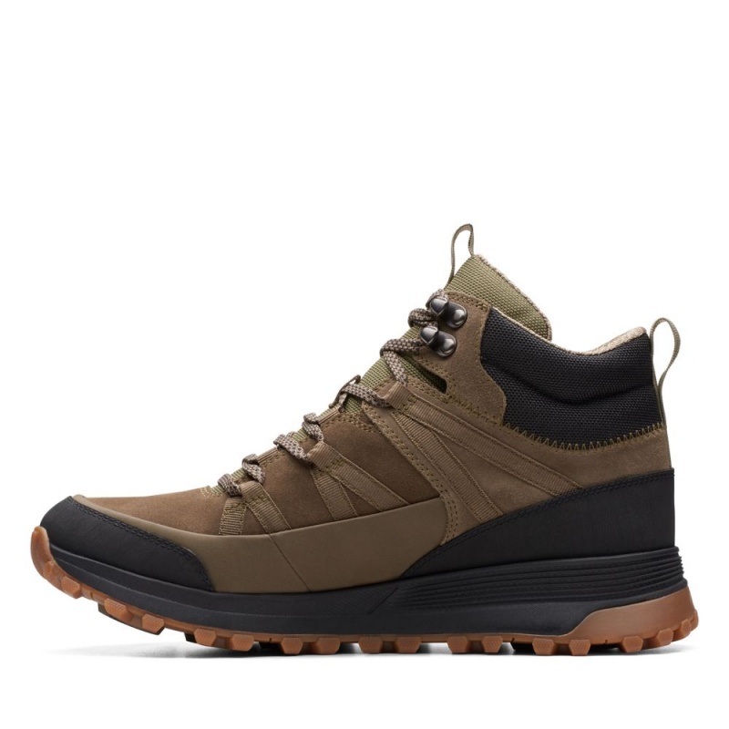 Clarks ATL Trek Rise GORE-TEX Muške Cizme Tamno Maslinasto Zelene | Hrvatska-39824