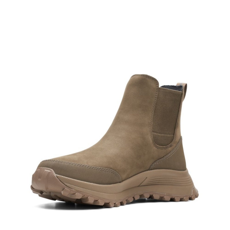 Clarks ATL Trek Up Waterproof Ženske Chelsea Čizme Kaki Boja | Hrvatska-37501