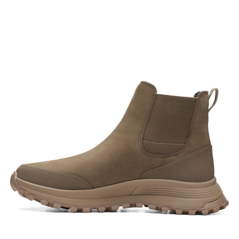 Clarks ATL Trek Up Waterproof Ženske Chelsea Čizme Kaki Boja | Hrvatska-37501