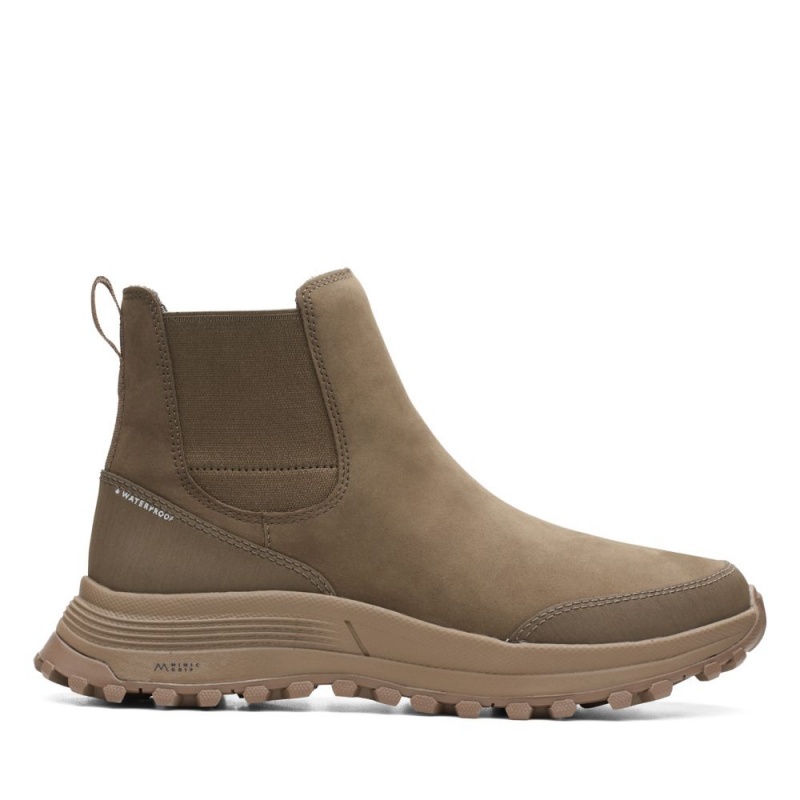 Clarks ATL Trek Up Waterproof Ženske Chelsea Čizme Kaki Boja | Hrvatska-37501