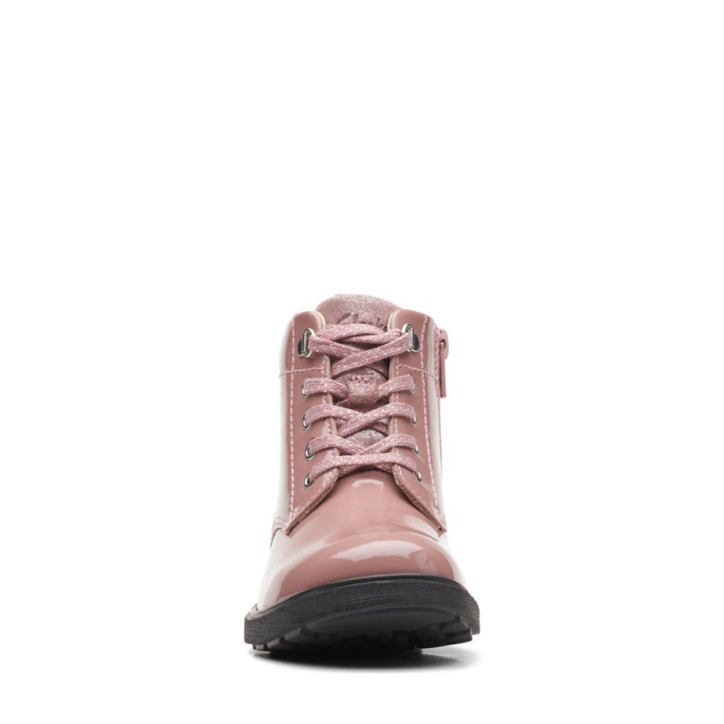 Clarks Astrol Lace Djevojčice Cizme Roze | Hrvatska-25781