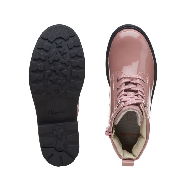 Clarks Astrol Lace Djevojčice Cizme Roze | Hrvatska-25781