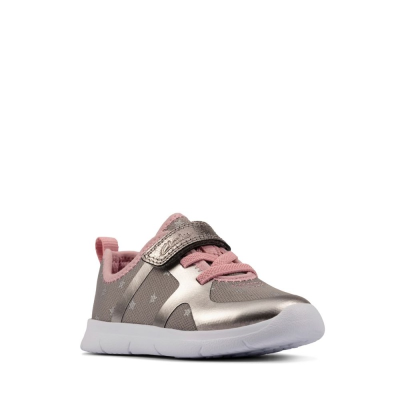 Clarks Ath Flux Toddler Dječake Tenisice Plave Sive | Hrvatska-94073