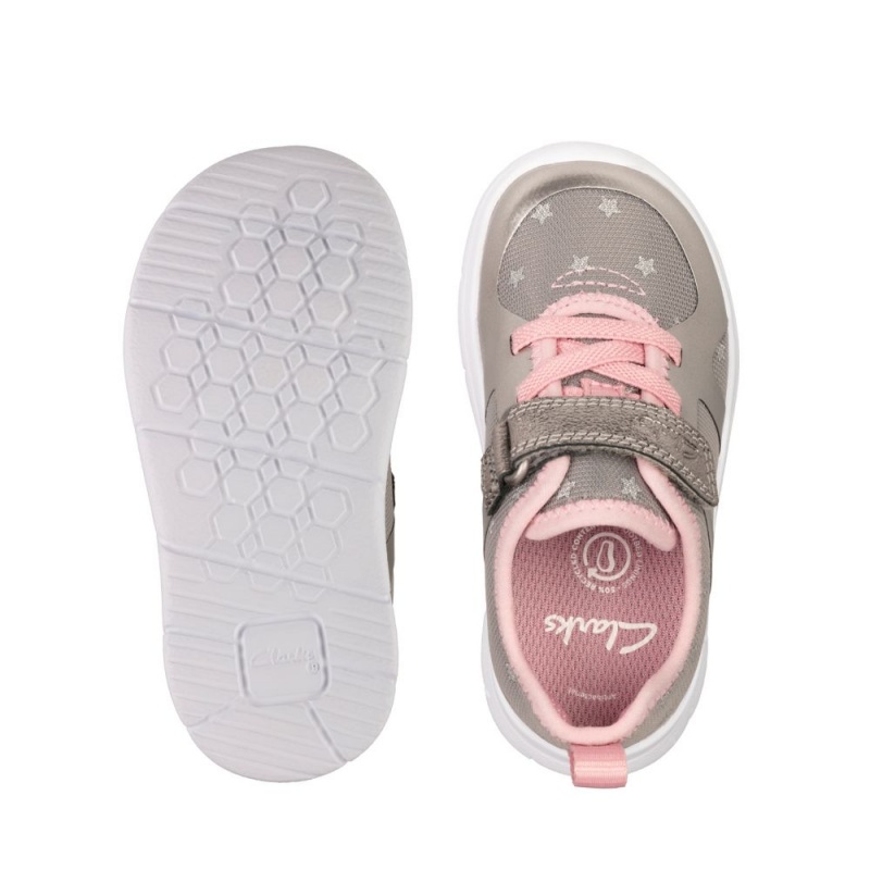 Clarks Ath Flux Toddler Dječake Tenisice Plave Sive | Hrvatska-94073