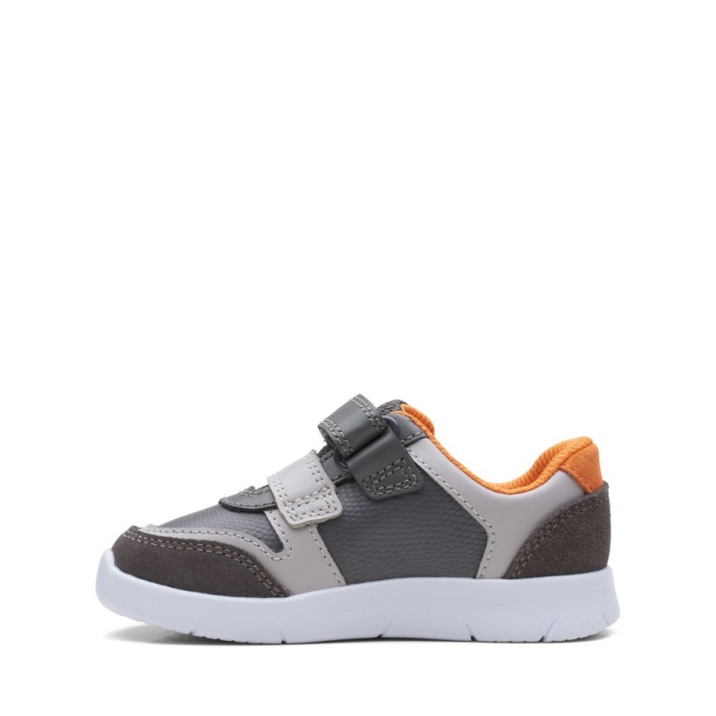 Clarks Ath Roar Toddler Dječake Tenisice Sive | Hrvatska-79268