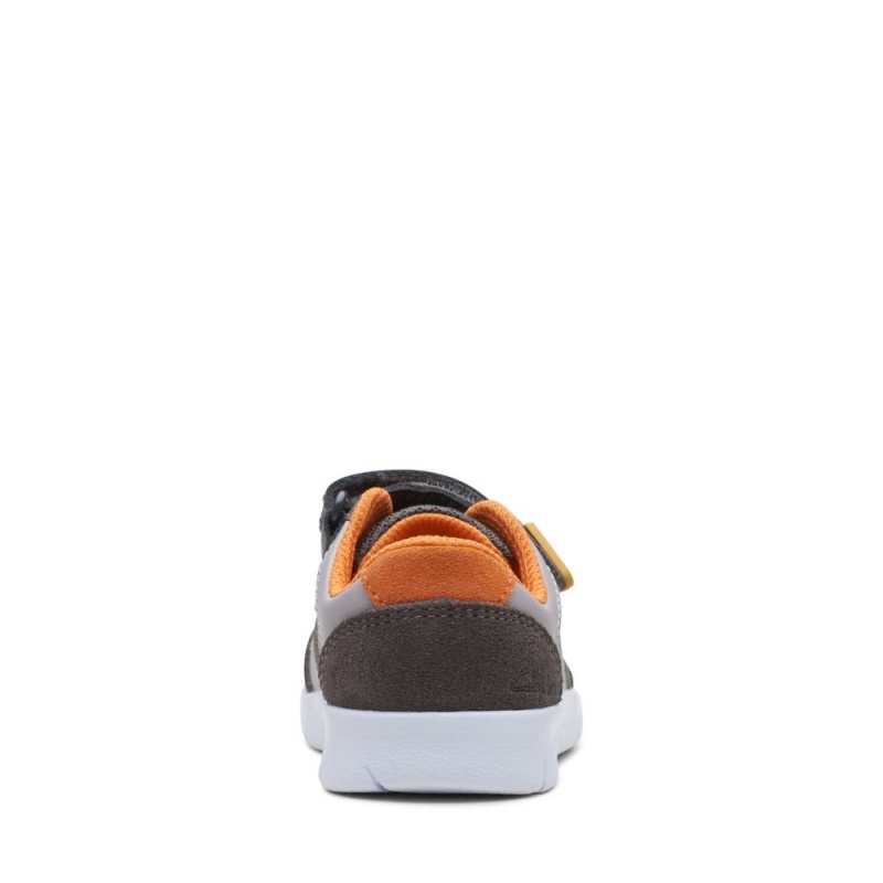 Clarks Ath Roar Toddler Dječake Tenisice Sive | Hrvatska-79268