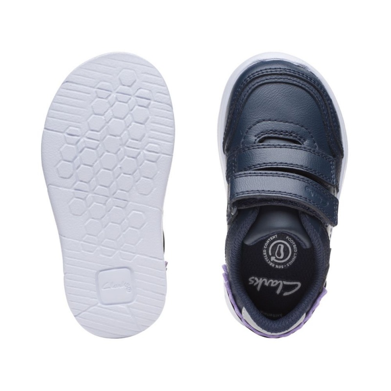 Clarks Ath Steggy Toddler Dječake Tenisice Tamnoplave | Hrvatska-76980