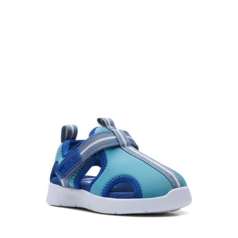 Clarks Ath Water Toddler Dječake Sandale Plave | Hrvatska-74109