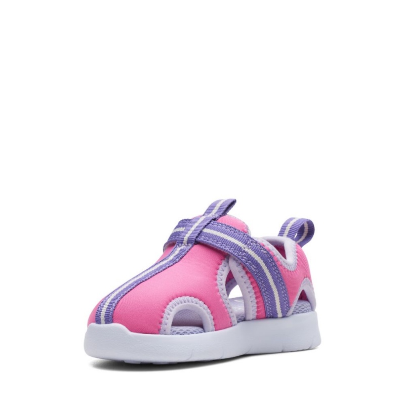 Clarks Ath Water Toddler Djevojčice Sandale Roze | Hrvatska-92318