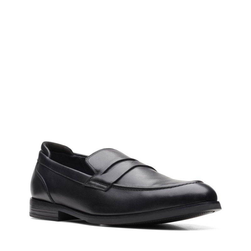 Clarks Bradish Ease Muške Loafers Crne | Hrvatska-76243