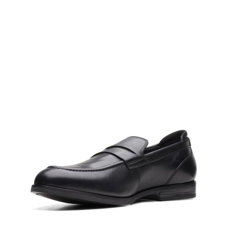 Clarks Bradish Ease Muške Loafers Crne | Hrvatska-76243