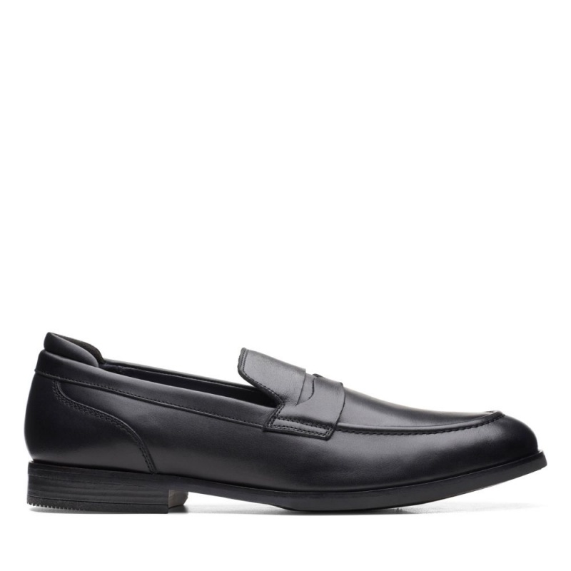 Clarks Bradish Ease Muške Loafers Crne | Hrvatska-76243