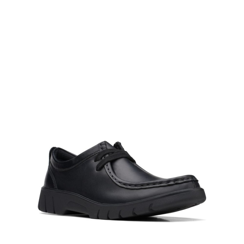 Clarks Branch Low Youth Dječake School Shoes Crne | Hrvatska-72890