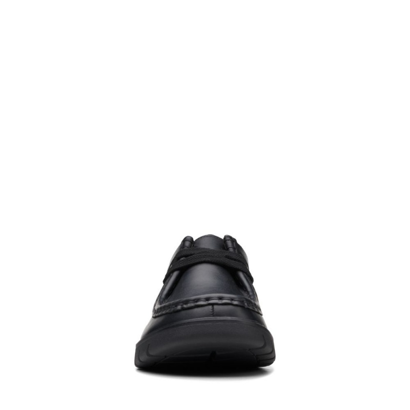 Clarks Branch Low Youth Dječake School Shoes Crne | Hrvatska-72890