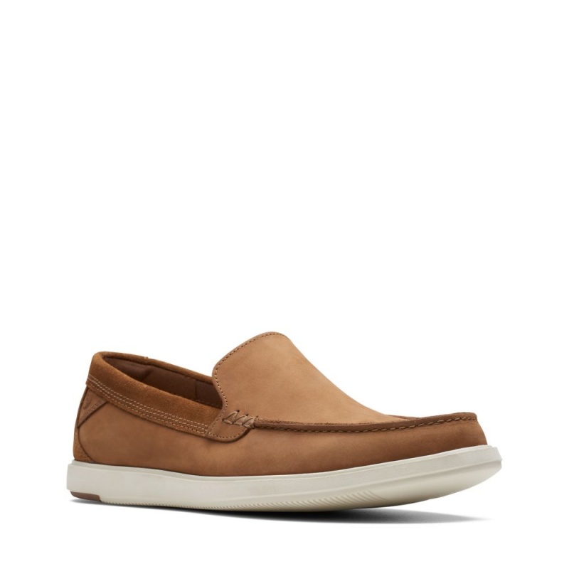 Clarks Bratton Muške Loafers Tamno Smeđe | Hrvatska-29036