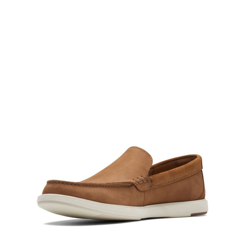 Clarks Bratton Muške Loafers Tamno Smeđe | Hrvatska-29036