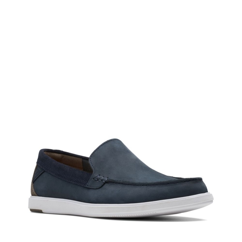 Clarks Bratton Muške Loafers Tamnoplave | Hrvatska-72104