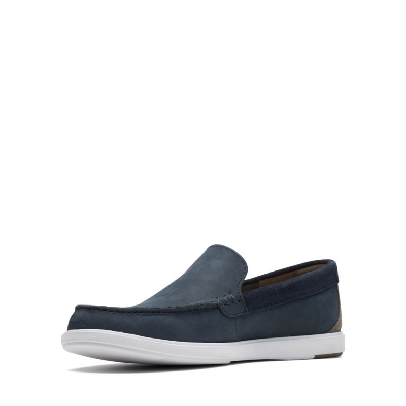 Clarks Bratton Muške Loafers Tamnoplave | Hrvatska-72104