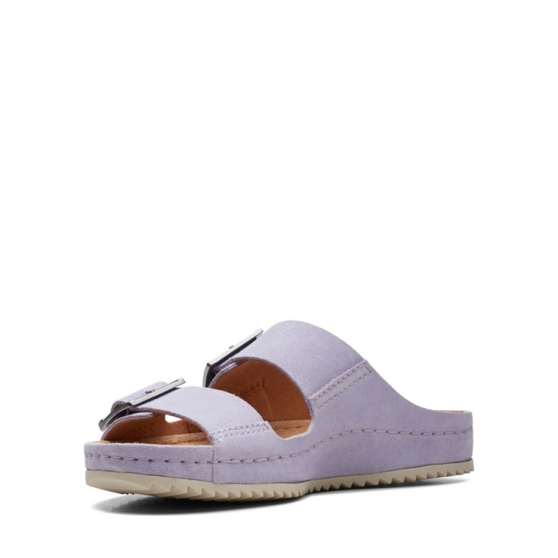 Clarks Brookleigh Sun Ženske Natikače Ljubičaste | Hrvatska-03756