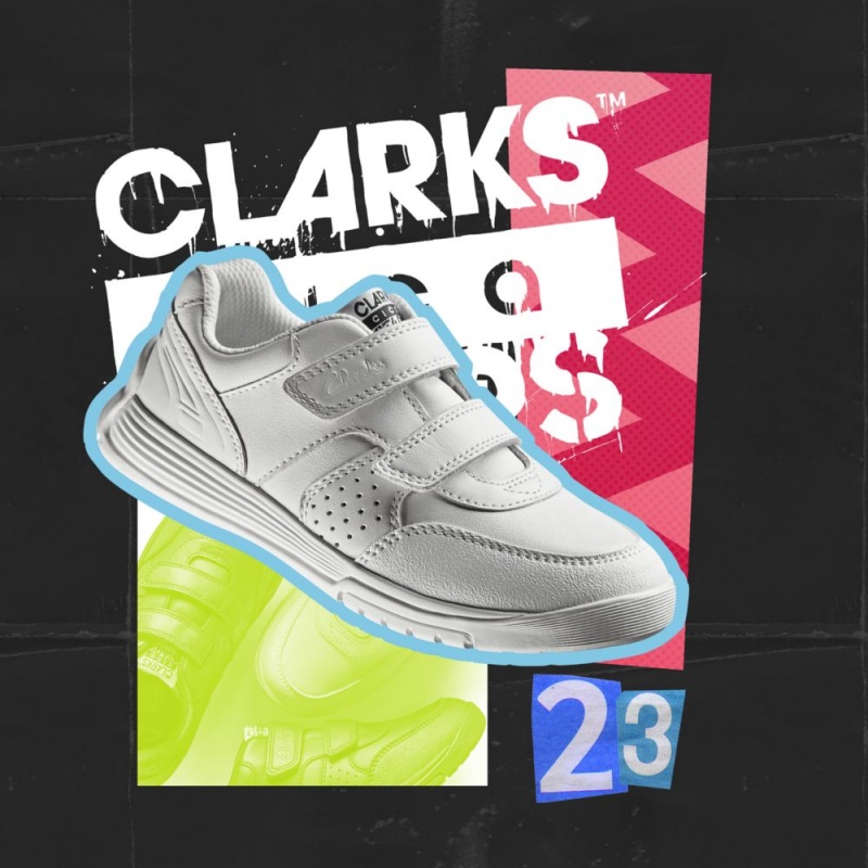 Clarks CICA Star Orb Djevojčice School Shoes Bijele | Hrvatska-61287