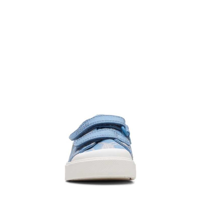 Clarks City Bright Toddler Dječake Tenisice Plave Visebojne | Hrvatska-60375