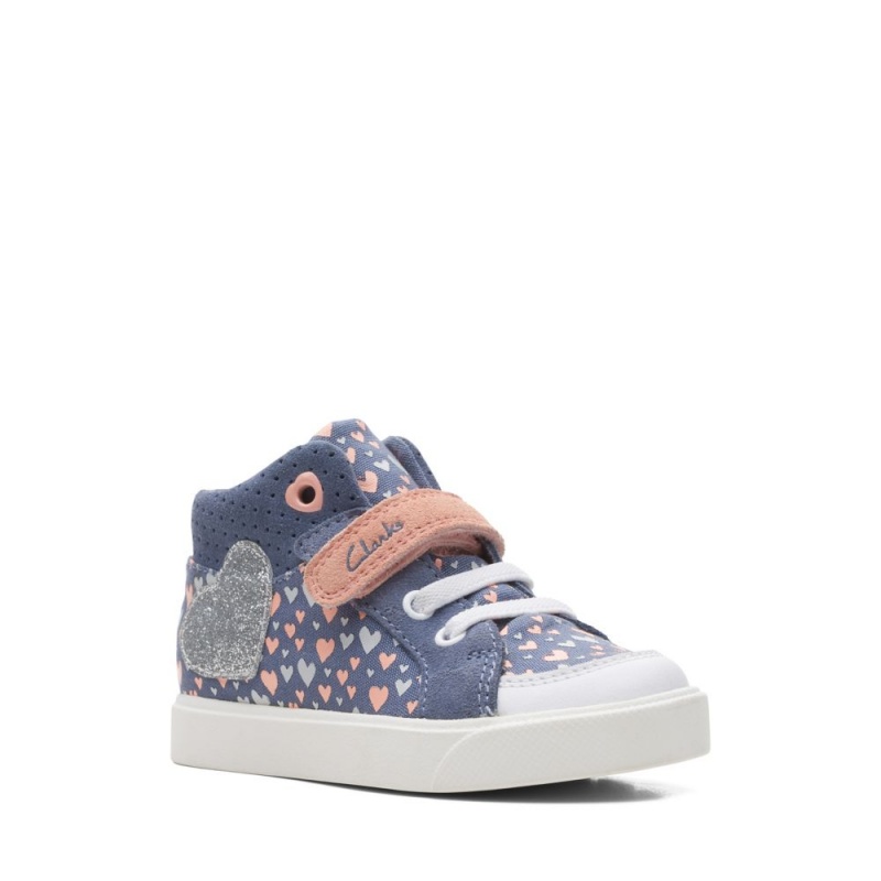 Clarks City Pop Toddler Djevojčice Cizme Plave | Hrvatska-05289