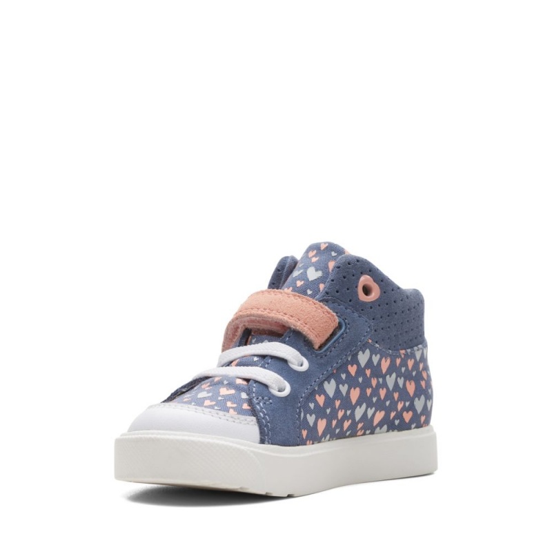 Clarks City Pop Toddler Djevojčice Cizme Plave | Hrvatska-05289