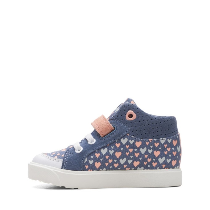 Clarks City Pop Toddler Djevojčice Cizme Plave | Hrvatska-05289