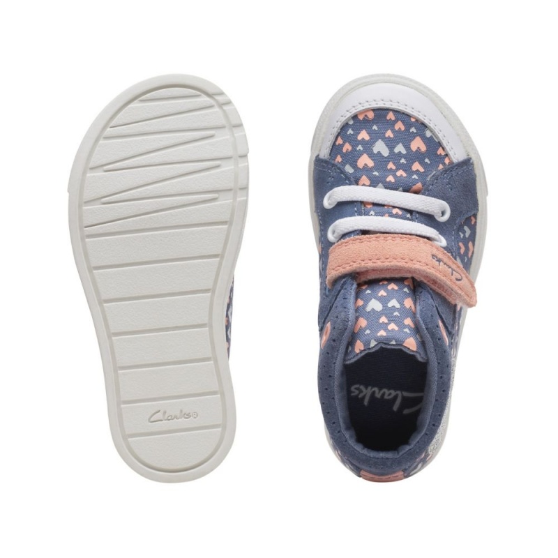 Clarks City Pop Toddler Djevojčice Cizme Plave | Hrvatska-05289