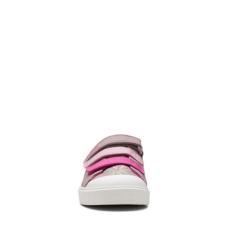 Clarks City Vibe Djevojčice Platnene Cipele Roze | Hrvatska-10462