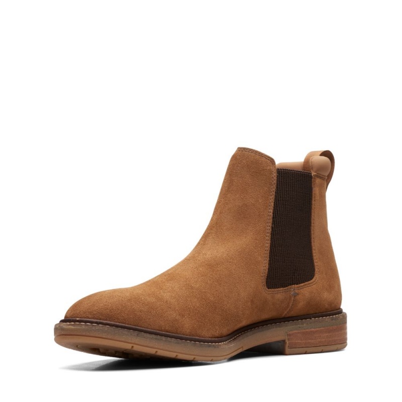 Clarks Clarkdale Hall Muške Chelsea Čizme Smeđe | Hrvatska-39840