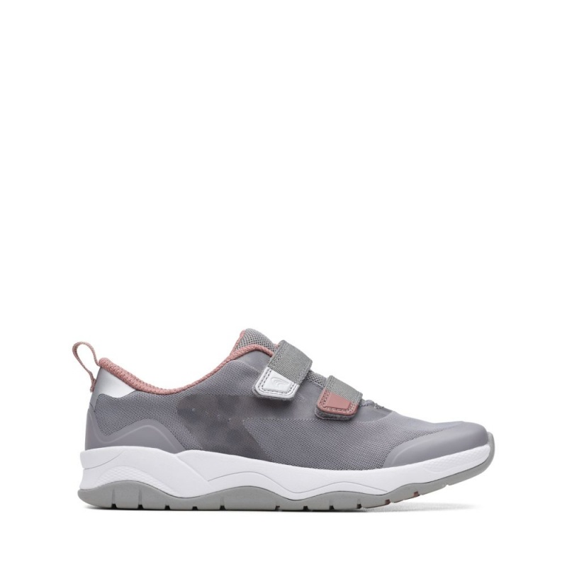 Clarks Clowder Race Dječake Tenisice Sive | Hrvatska-04632